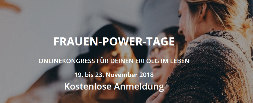 Online-Kongress Frauen-Power-Tage