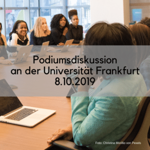 Podiumsdiskussion in Frankfurt