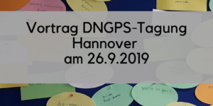 DNGPS-Tagung Hannover wissenschaftliches Publizieren